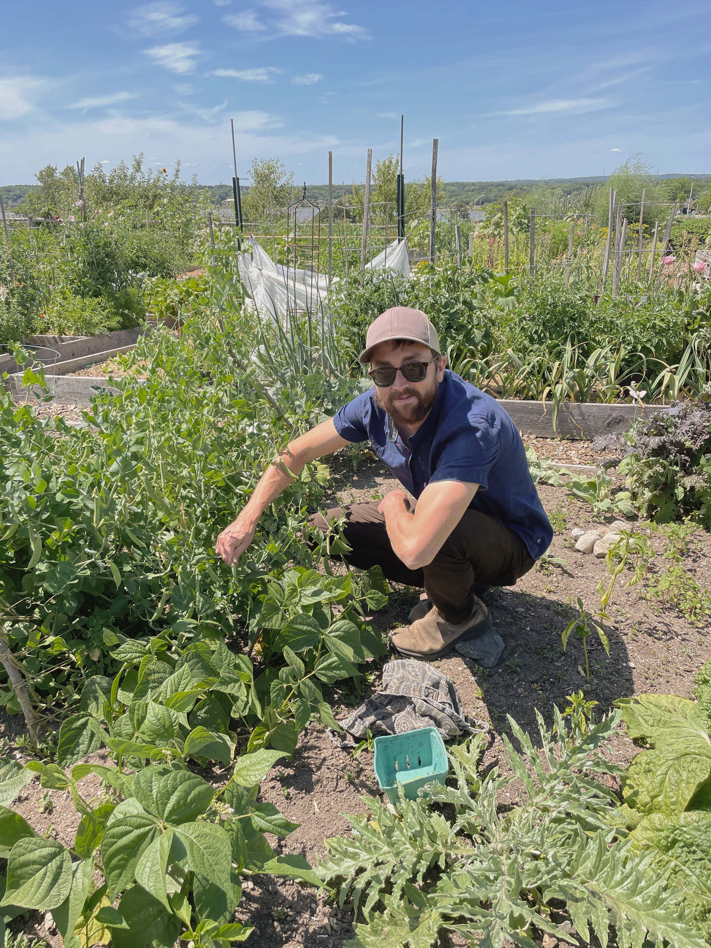 Dr. Wasser in the garden